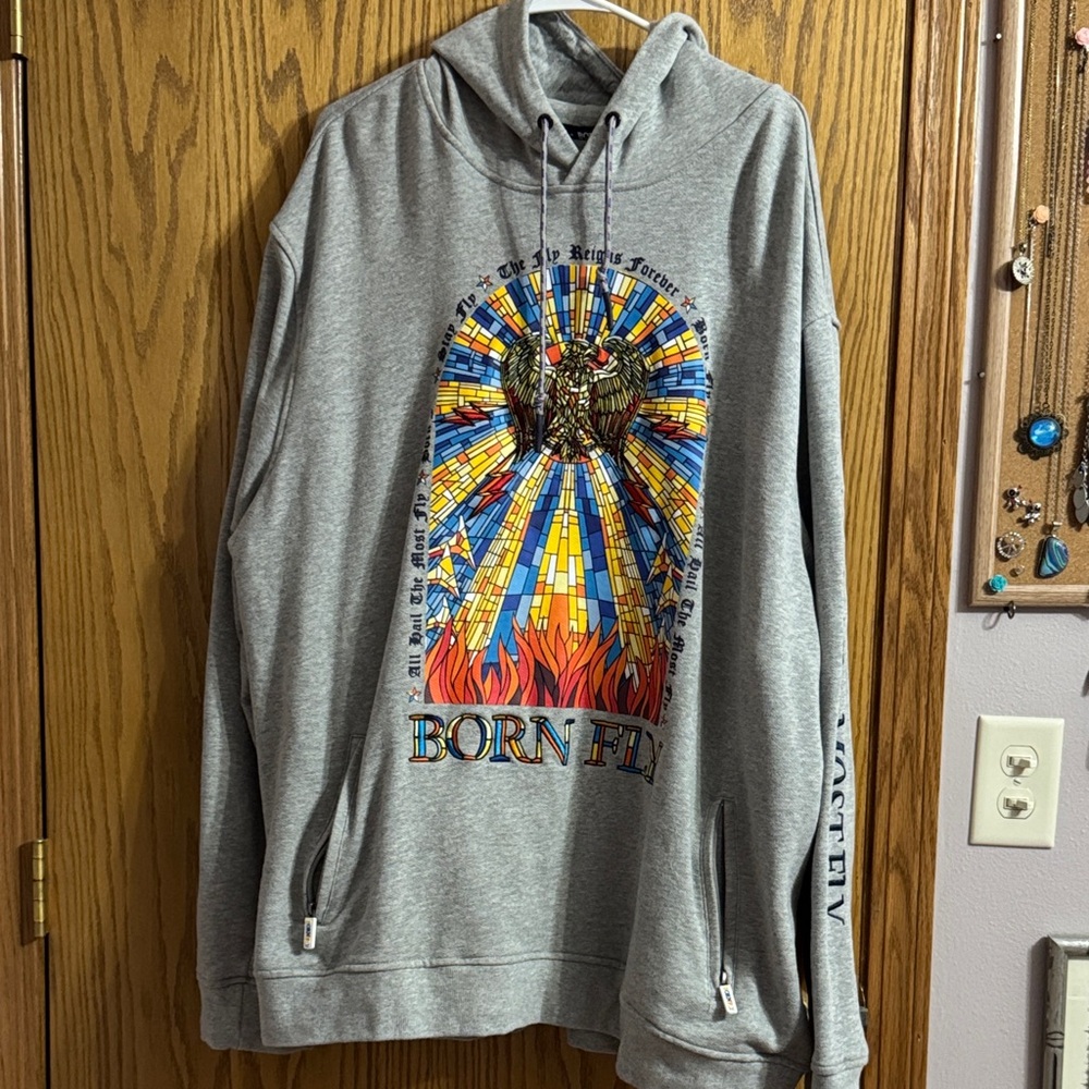 Born Fly Stained-Glass Eagle Design